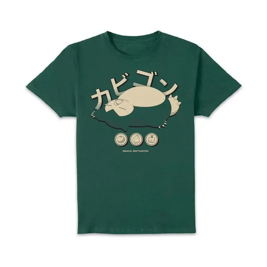 Pokemon Snorlax Relaxation T-Shirt,  Pokemon T Shirt, Anime T Shirt, Anime Pokemon T-Shirt, Anime Merch, Gift for Fan, Gift for Him, Gift for Her Menswear Top Underwear Tshirt