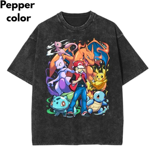 Pokemon Squad Tshirt, Pokemon Shirt, Pokemon Stuff, Unisex T-shirt, Anime Manga Shirt Top Menswear