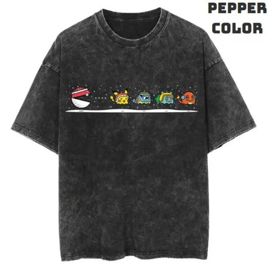 Pokemon Winter Pac-mon Ball shirt, Pikachu Shirt, Pokemon Merch, Manga Shirt, Anime Shirt, Gift For BoyFriends, Menswear Top, Womenswear Top