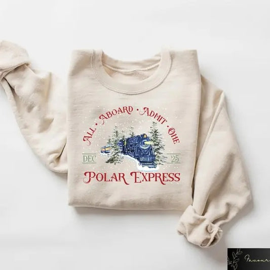 Polar Express Shirt, Christmas Gift For Family, Xmas Crewneck Sweater, Merry Christmas Hoodie, Christmas Gift Ideas  T-shirt, sweater and Hoodie