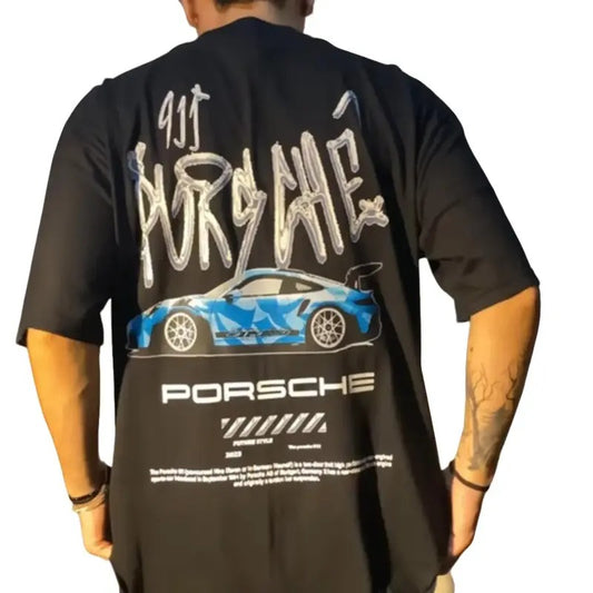 Porsche 911 Aesthetic Tshirt, Porsche Vintage Shirt, Sport Car Tshirt, Car Merch, Gift for Fan, Gift for Him, Gift for Her Menswear Top Underwear Streetwear