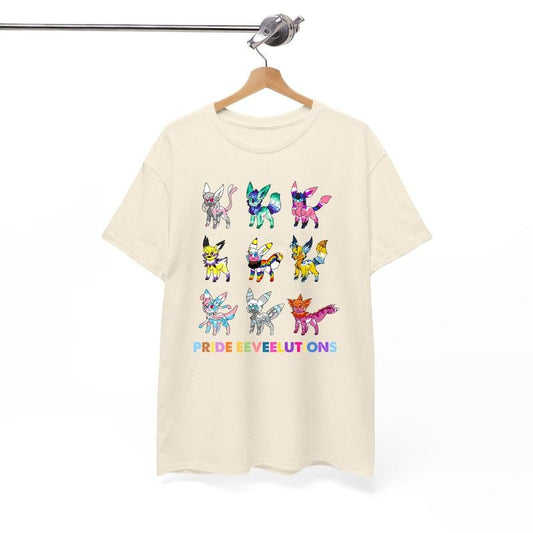 Pride Eeveelutions T-Shirt, LGBT Friendly Shirt, LGBTQ+ Support Shirt, Eevee Rainbow Shirt, LGBT Pokemon Shirts, Pride Flag Shirt.