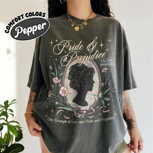 Pride and Prejudice Comfort Colors Shirt For Fan, Elizabeth Bennet Inspired T Shirt, Obstinate Headstrong Girl Tee, Mr Darcy Book Lover Gift