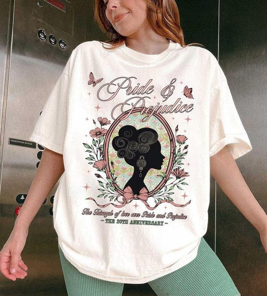 Pride and Prejudice T-Shirt, Sweatshirt, Hoodie, Elizabeth Bennet Inspired Shirt, Obstinate Headstrong Girl Tee, Mr Darcy Book Lover Gift, Bookish