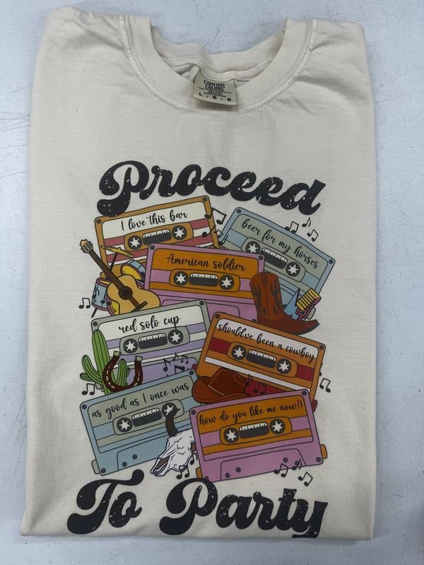 Proceed To Party Comfort Colors T-Shirt