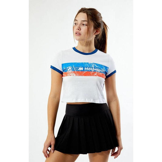 Puma Women's BMW Motorsport Vintage Cropped T-Shirt