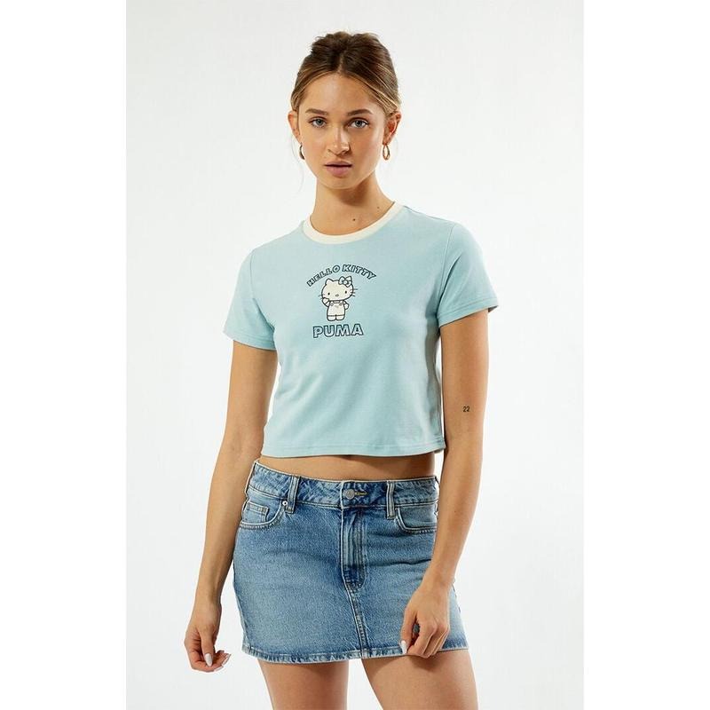 Puma Women's x Hello Kitty Graphic Baby T-Shirt
