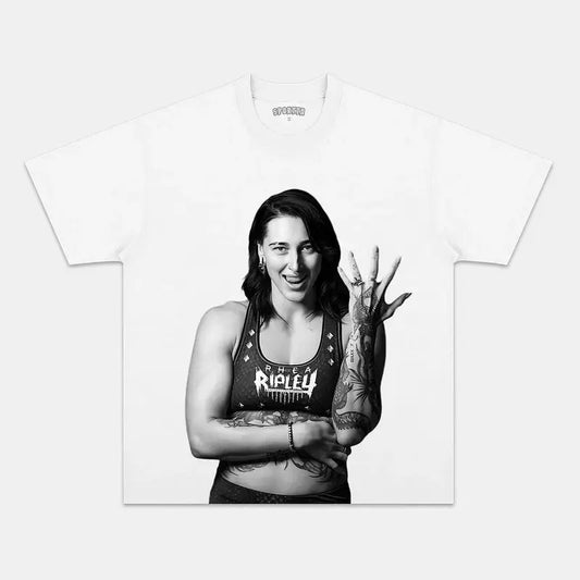 RHEA RIPLEY R3 Shirt, Wrestling Tee, WWE Tee, Wrestling Gift, Boxer Tee, Sports Shirt, Athletic Tee, Hoodie Sweatshirt Crewneck Clothing Clothe Cotton Menswear Streetwear Top