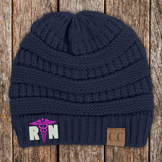 RN Beanie C.C Thick Knit Soft Beanie