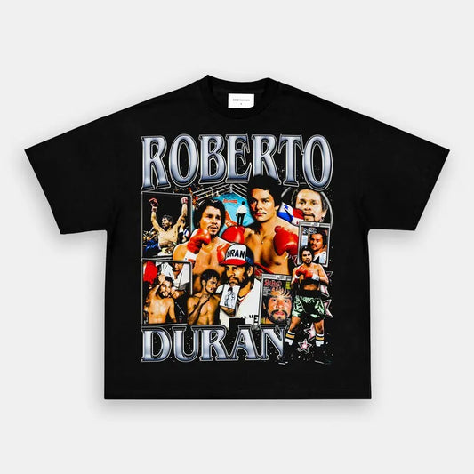 ROBERTO DURAN TEE Boxing T-shirt, Boxer Tee, Sports Shirt, Athletic Tee, Fitness Gift, Workout T-shirt Crewneck Clothing Cotton Menswear