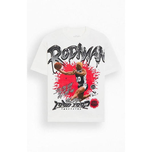 RODMAN BRAND Men's Flame Ball T-Shirt - Multicolor