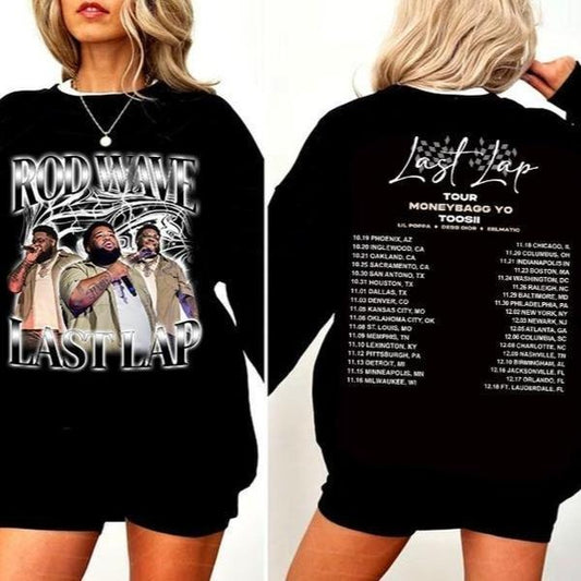 RW Last Lap Tour Music Tee, RW Rapper T-shirt, RW Unisex Tee Gift For Men Women, RW Fan Gift, Graphic Tee, Full Color, Menswear Cotton