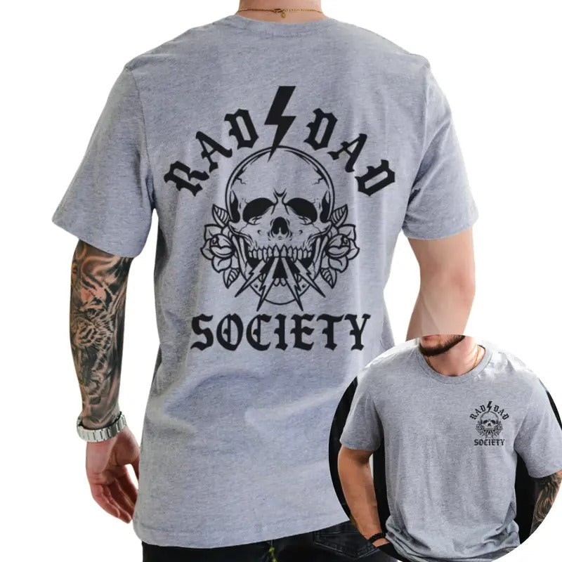 Rad Dad Society T-Shirt, Cool Dad Club, Dad Life Tee, First Fathers Day Present, Dad of Girl, Dad with boys, Gift For Husband, Daddy T-shirt