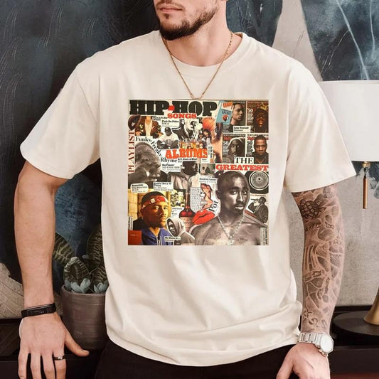 Rapper T Shirt, Hip Hop Legend Tee, Hip Hop Old School 90s Shirt, Hip Hop Song, Unisex Short Sleeve Tee