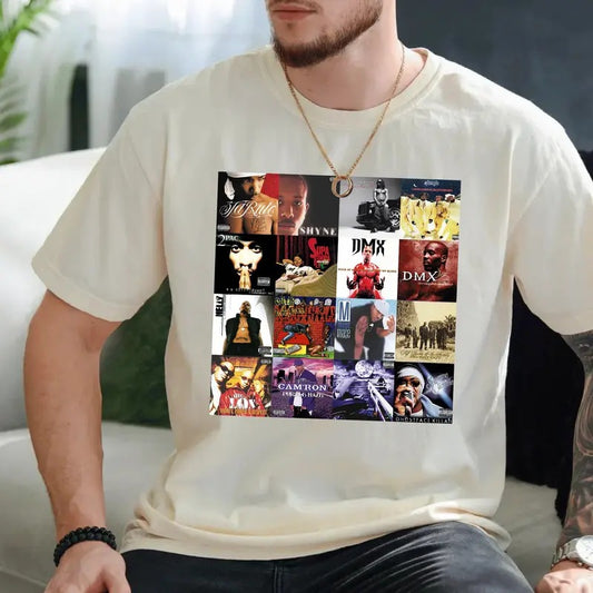 Rappers Hip Hop 90s Cotton Shirt, Hip Hop Rap East Coast West Coast, 90s Music Shirt, Unisex Short Sleeve Tee