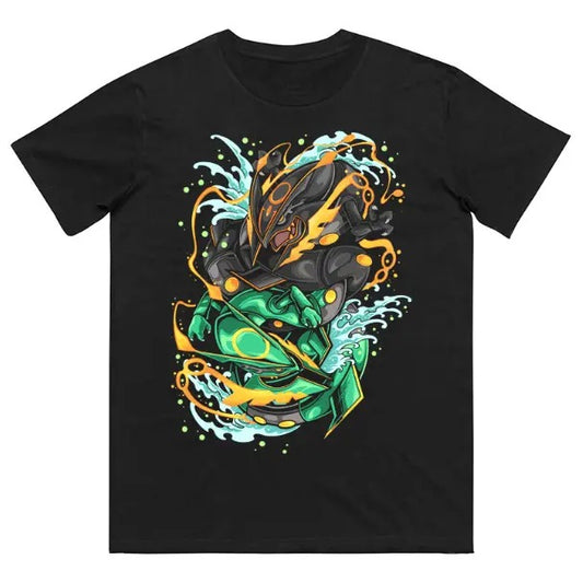 Rayquaza T-Shirt, Pokemon Shirt, Animated Shirt, Graphic Tee, Y2k, Unisex T-Shirt, Gift For Men Women Womenswear Menswear Top Streetwear