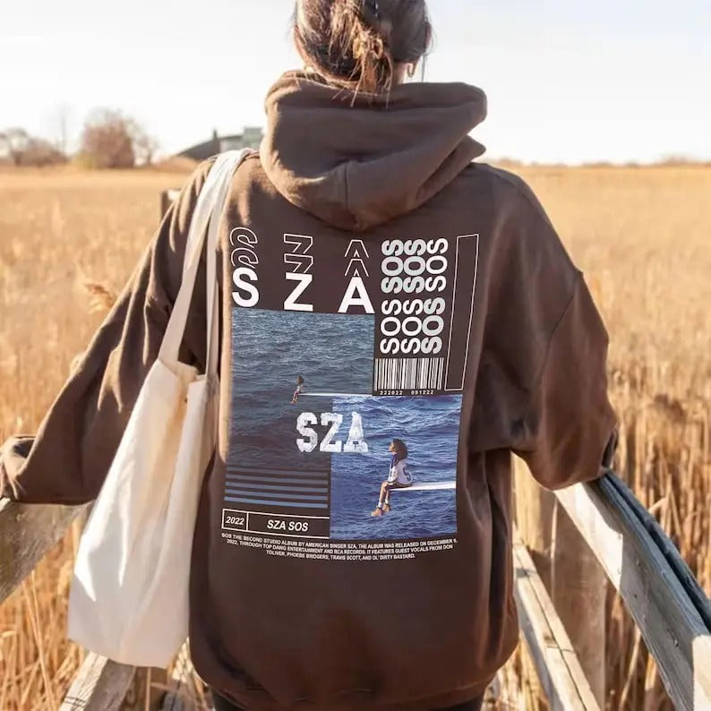 Retro SZA SOS Hoodie, SZA Good Days Hoodie, Sza Merch, SZA sos Tour, Sza Album Hoodie, Sza Graphic Tee, Street Wear Hoodie