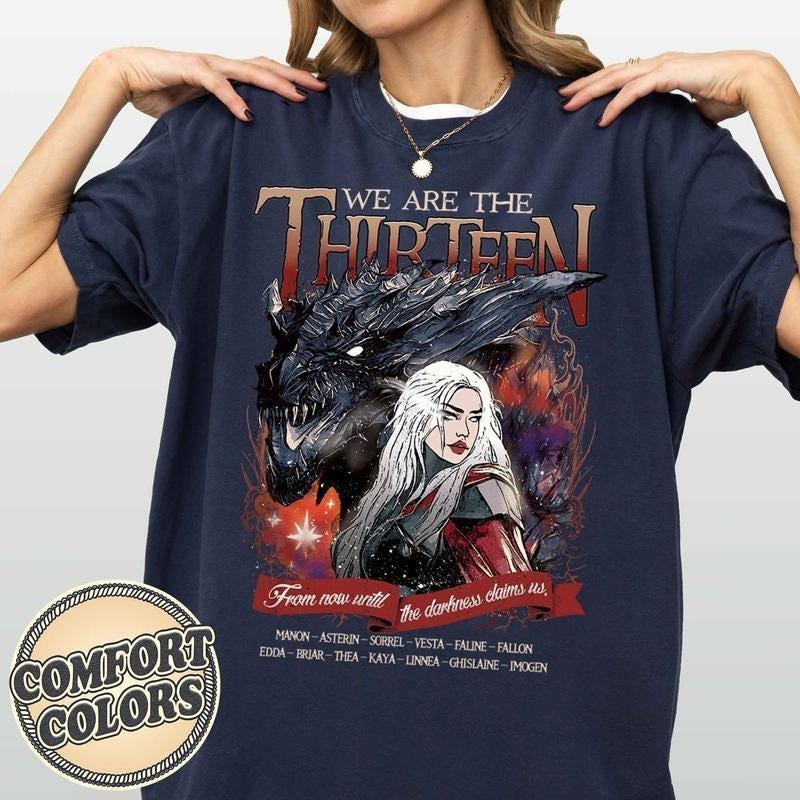 Retro The Thirteen Throne Of Glass Shirt, From Darkness Claims Us T-shirt, Bookish Gift, Fantastic Reader Hoodie