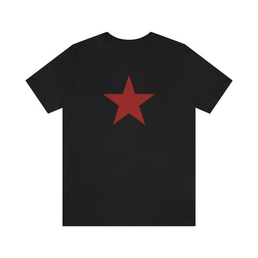 Retro Y2K Red Star T-shirt, Grunge Streetwear, Cute Pretty Tee, 2000s 90s, Unisex - Men & Women's Tee Crewneck Shortsleeve