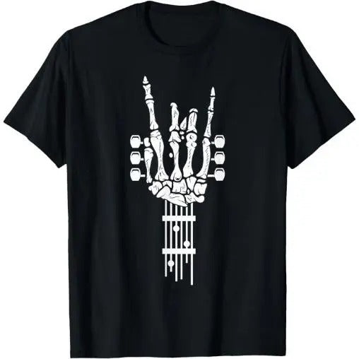 Rock and Roll Punk Rock Band Concert Guitar Accessories Gift T-Shirt Made in USA