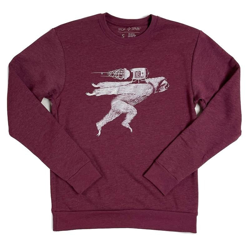 Rocket Sloth Sweatshirt, Sloth Shirt and Funny Gift for Engineers and Techies, Cool Gift for Sloth Lovers  sweater