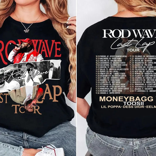 Rod Rapper Shirt, Wave Tshirt, Rod Last Lap Tour Wave Shirt, Last Lap Tour 2024, Unisex Short Sleeve Tee Top Womenswear