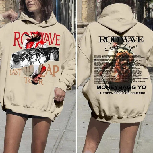 Rod Wavee Rapper Tshirt Sweatshirt Hoodie, Rod Last Lap Tour, Tour Concert 2024 Tee, Unisex Sweater Pullover Tee