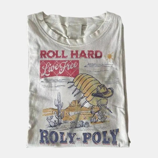 Rolyy Polyy T-Shirt, unisex shirt, menswear womenswear top, gift for him for her, top, funny meme shirt
