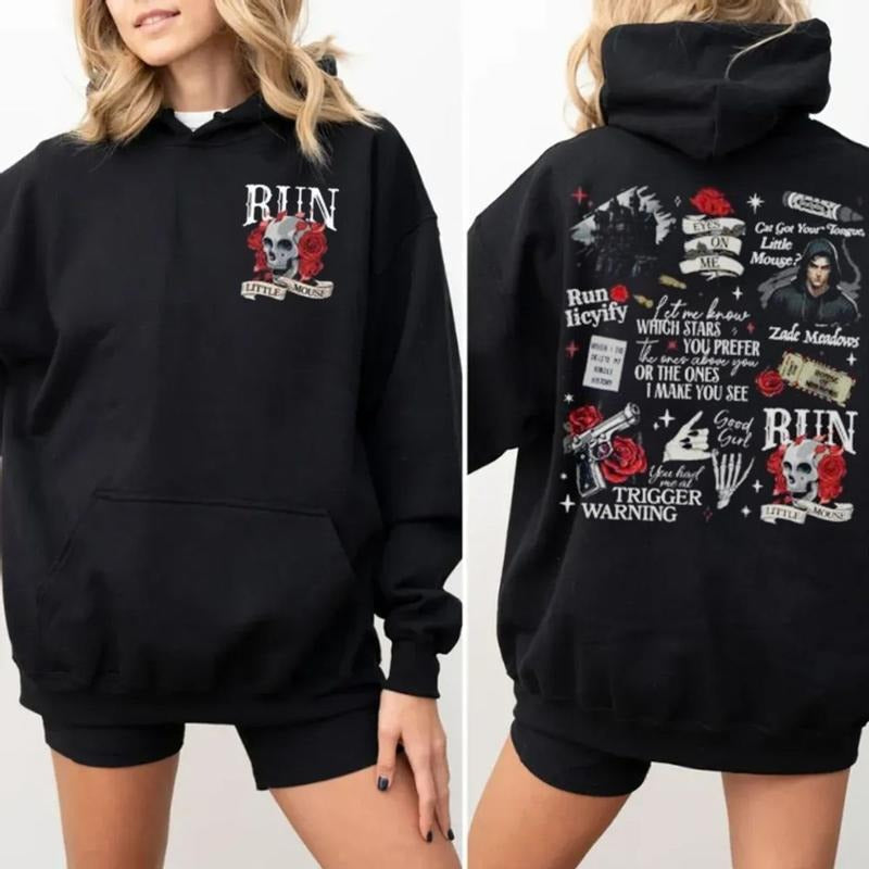 Run Little Mouse Sweatshirt, Haunting Adeline Hoodie, Cat And Mouse T Shirt, Dark Romance Shirt, Smut Reader, Book Lover Gifts, Unisex Sweater Pullover Tee