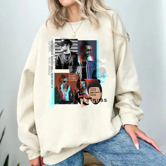 Russ Merch Santiago Album It Was You All Along Tour2024 Shirt Sweatshirt, Music 2024 Shirt, Unisex Sweater Pullover Tee