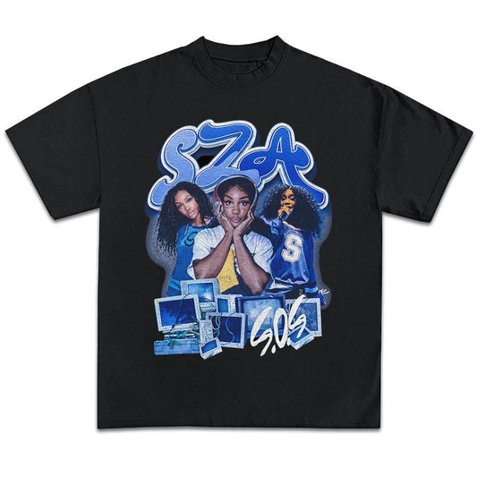 S.Z.Az Shirt - Vintage Bootleg Rapper Graphic Tee Shirt SOS Album Merch Men Women
