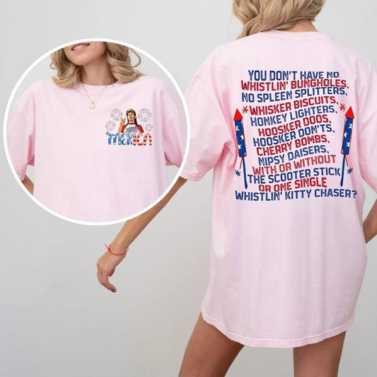 [SALE UP TO 60%] Joe Dirt T-Shirt, Sweatshirt, Funny 4th of July 2-Sided Graphic, Full-Color Merica Tee for Men and Women, Trendy USA Top