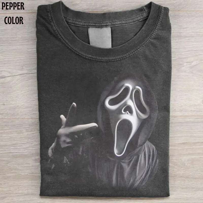 SCREAM TEE, Scream Movie, Horror Movie Funny Vintage graphic 90' Graphic tee Womenswear Top