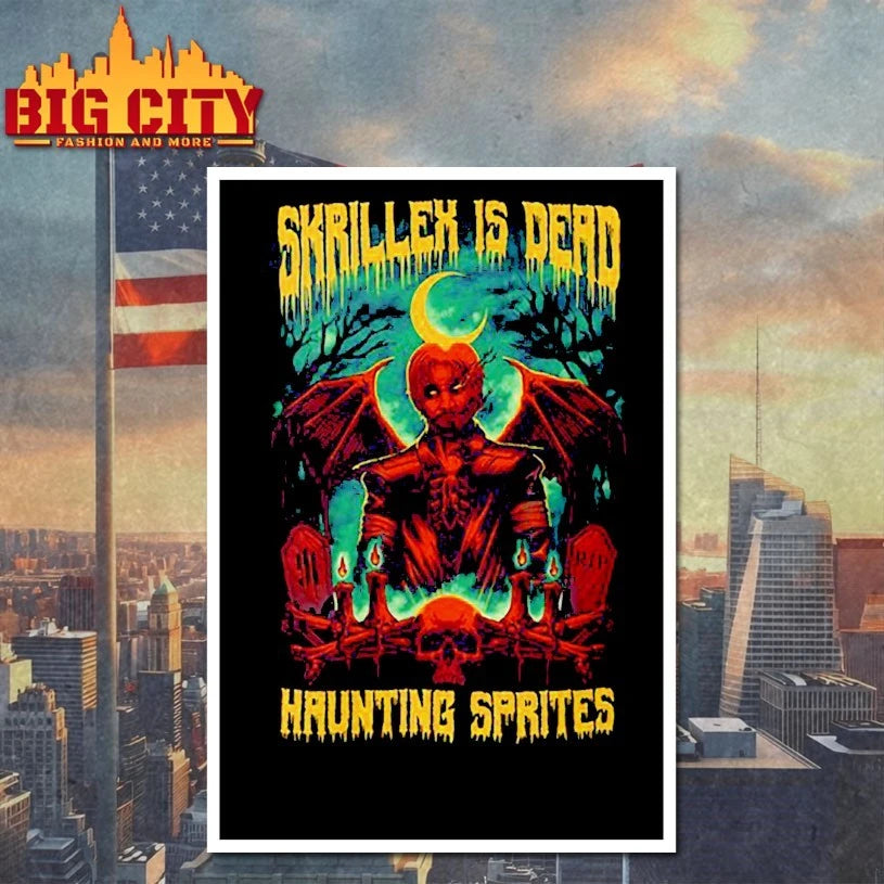 SKRILLER IS DEAD HAUNTING SPRITES Halloween 2025 shirt