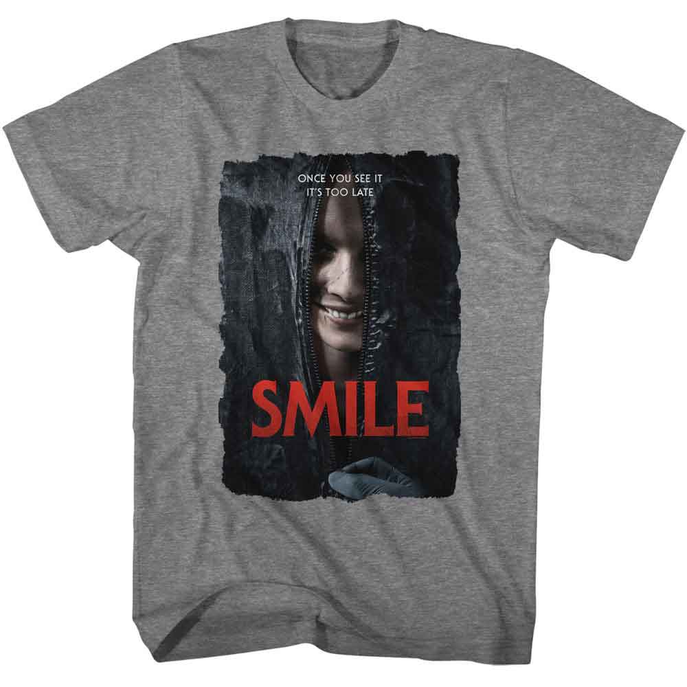 Smile - Movie Poster - American Classics - Graphite Heather Adult Short Sleeve T-Shirt