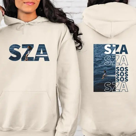 SZA SOS Album Sweatshirt, Sos Album Sweatshirt, Sza Sweatshirt, Gift For Sza Fans, Sza Concert Sweatshirt, SOS Album Sweater