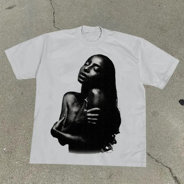 Sade Adu Print Short Sleeve T-Shirt, Vintage Sade Adu Graphic tee, Y2k, Music Tee, Unisex T-Shirt, Gift For Men Women