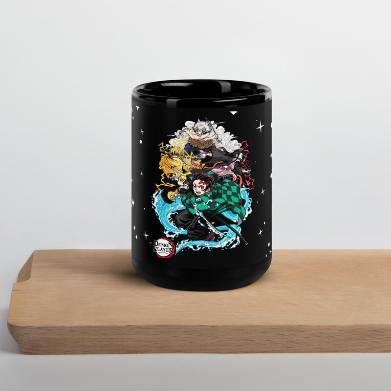 [Sale Up To 50%] Demon Slayer Glossy Mug, Unique Anime Coffee Cup, Gift for Manga Fans