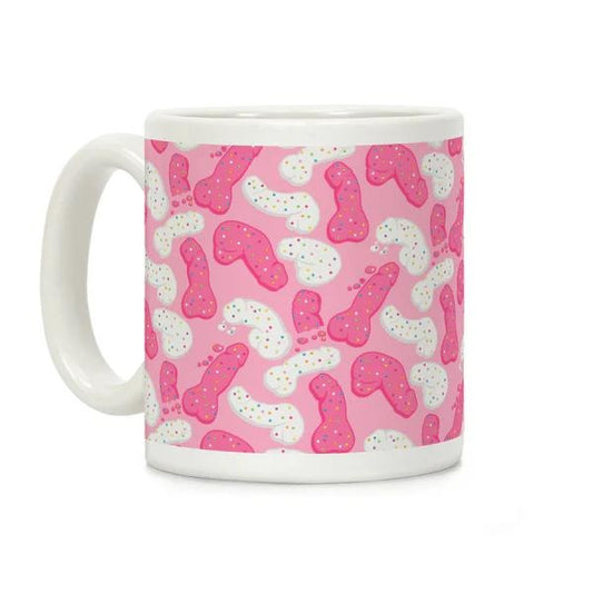 [Sale Up To 50%] Frosted Peens Crackers Coffee Mug - 11 oz or 15 oz Ceramic Drinkware with Large Handles, Printed in the USA, Handy for Coffee and Tea - Reusablestyle{n002}2
