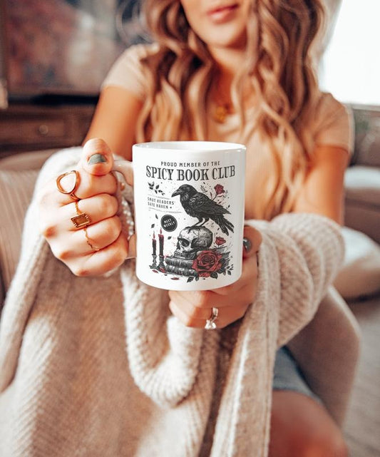 [Sale Up To 50%] Spicy Book Club Mug, Smut Reader Gift with Morally Grey Characters