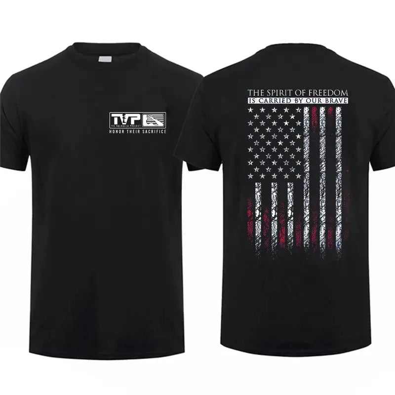 [Sale Up To 60%] Grunt Style Carried By Our Brave T-shirt Unisex Short Sleeve Casual 100% Cotton Top Menswear Tactical Gear Patriot Shirt