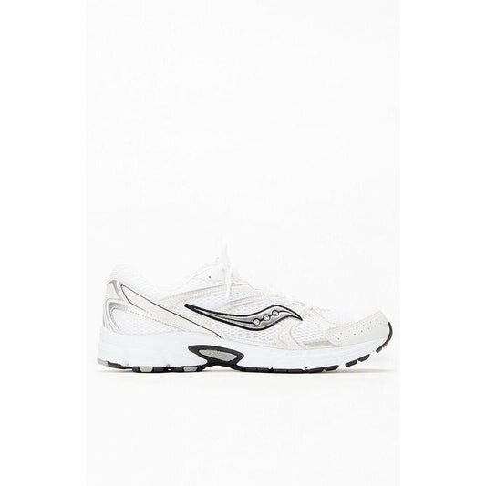Saucony Men's White & Silver Grid Ride Millennium Shoes - Multicolor