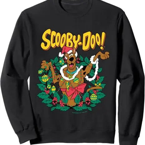 Scooby Doo Christmas Sweatshirt, Holiday Season Sweatshirt, Scooby Doo Sweatshirts, 90s Movie Sweatshirt, Holiday Season Gift, Gift For Men, Gift For Women