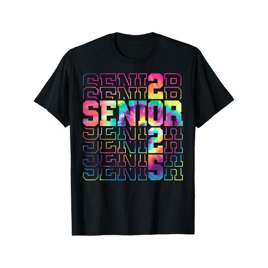 Senior Graduation Gift Class of 2025 Senior 2025 Boys Girls T-Shirt Black casual short sleeve men's sport T-shirt 220g made in usa