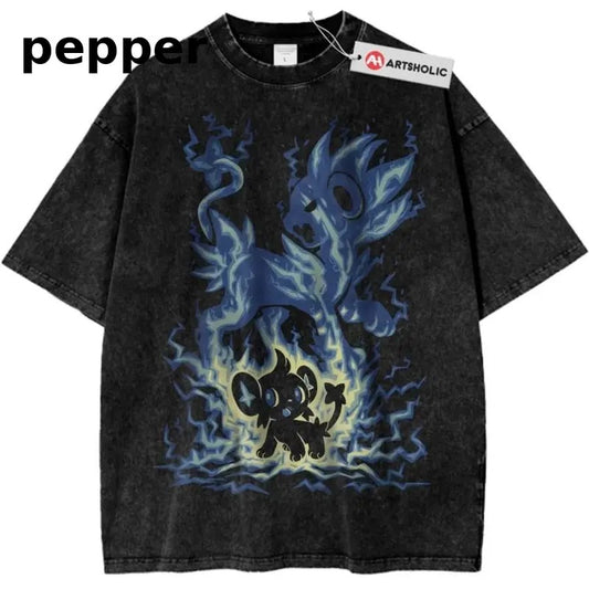 Shinx Shirt, Luxray Shirt, Pokemon Shirt, PKM Shirt, Anime Shirt, Vintage T-Shirt