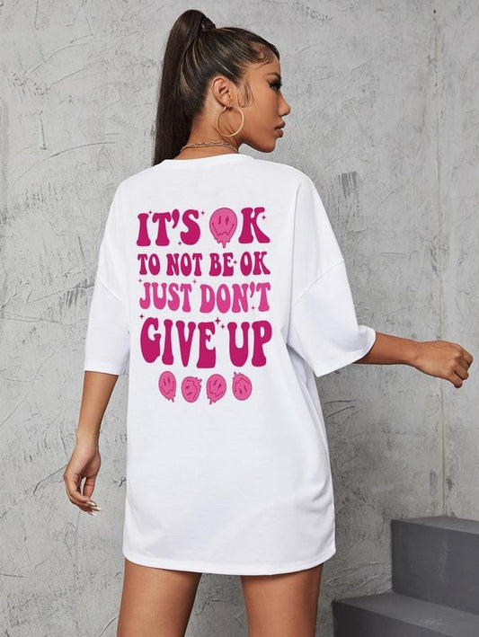 Short-Sleeve T Shirts Letter Print Oversized Top Graphic Tees Loose Casual Summer Topsstyle{n002}3