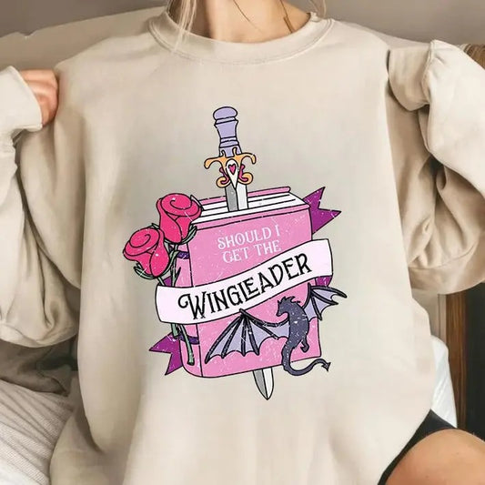 Should I Get the Wingleader Sweatshirt, T-shirt, Hoodie, Fourth Wing Crewneck Gift, Xaden Riorson Shirt, Fantasy Reader Sweatshirt, Funny Fourth Wing Shirt