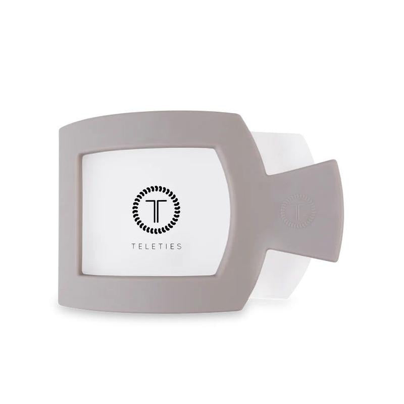 Silver Flames Flat Square Clip
