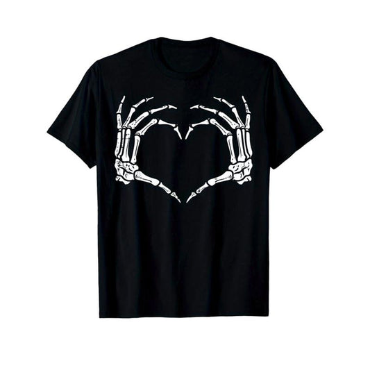Skeleton Print Men's Cotton T-shirt, Graphic Tee Men's Outdoor Clothes, Men's Halloween Clothing, Casual Short Sleeve Crew Neck T-shirt, Tops For Men, Gift For Men made in usastyle{n002}13