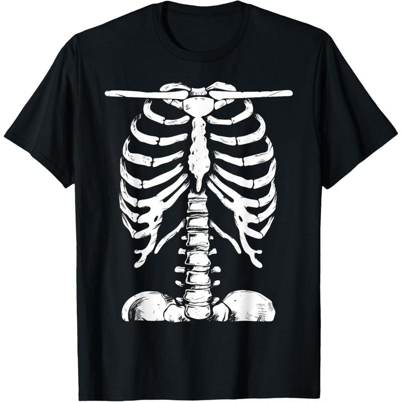 Skeleton Rib Cage Gifts Men Women Halloween Costume Skeleton T-Shirt made in usa